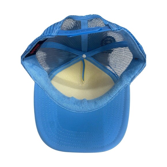 Surfers Suck Otto Foam Rope Trucker Snapback Hat cap Adult OSFM Light Blue New - Picture 6 of 6